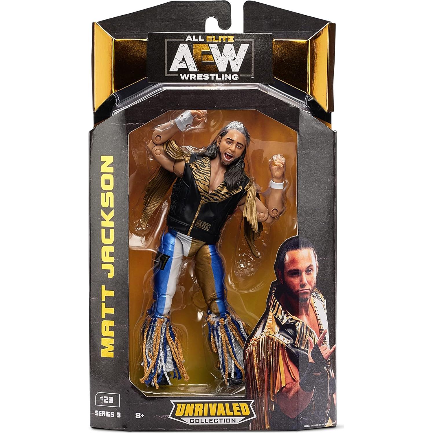 Figura de Acción Matt Jackson AEW Unrivaled 16.5 cm - Jazwares
