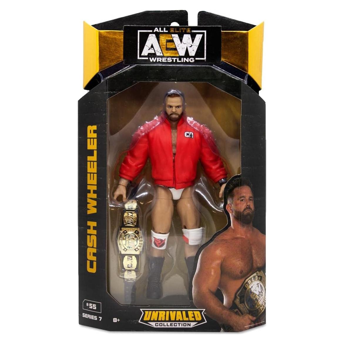 Figura de Acción AEW Unmatched Cash Wheeler 15.24 cm