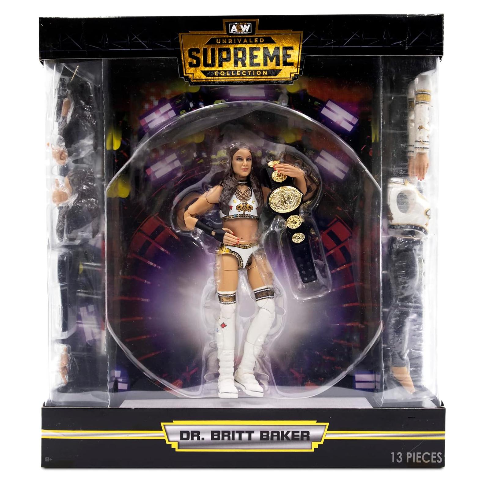Figura de Acción Britt Baker AEW Ringside 27.94x17.78 cm
