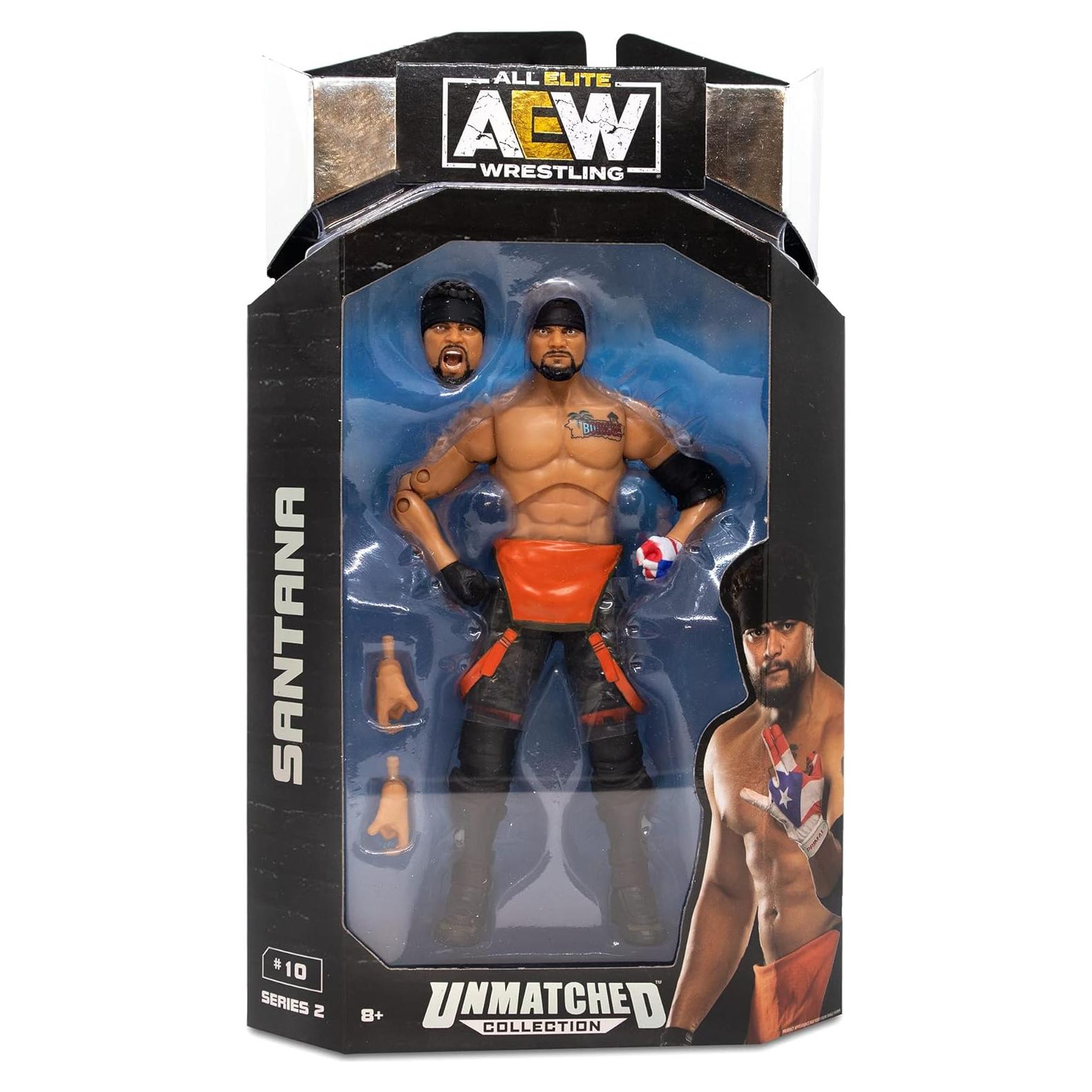 Figura de Acción AEW Santana 15cm Jazwares