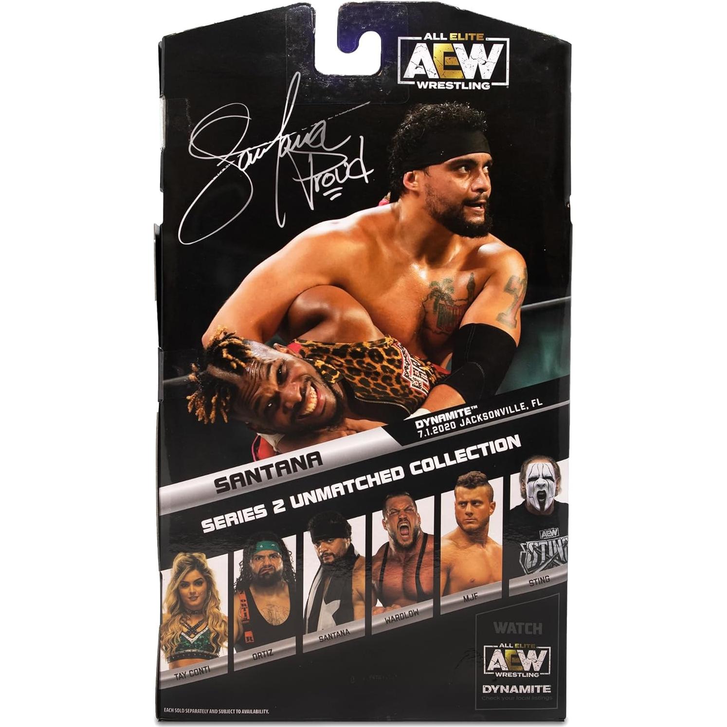 Figura de Acción AEW Santana 15cm Jazwares