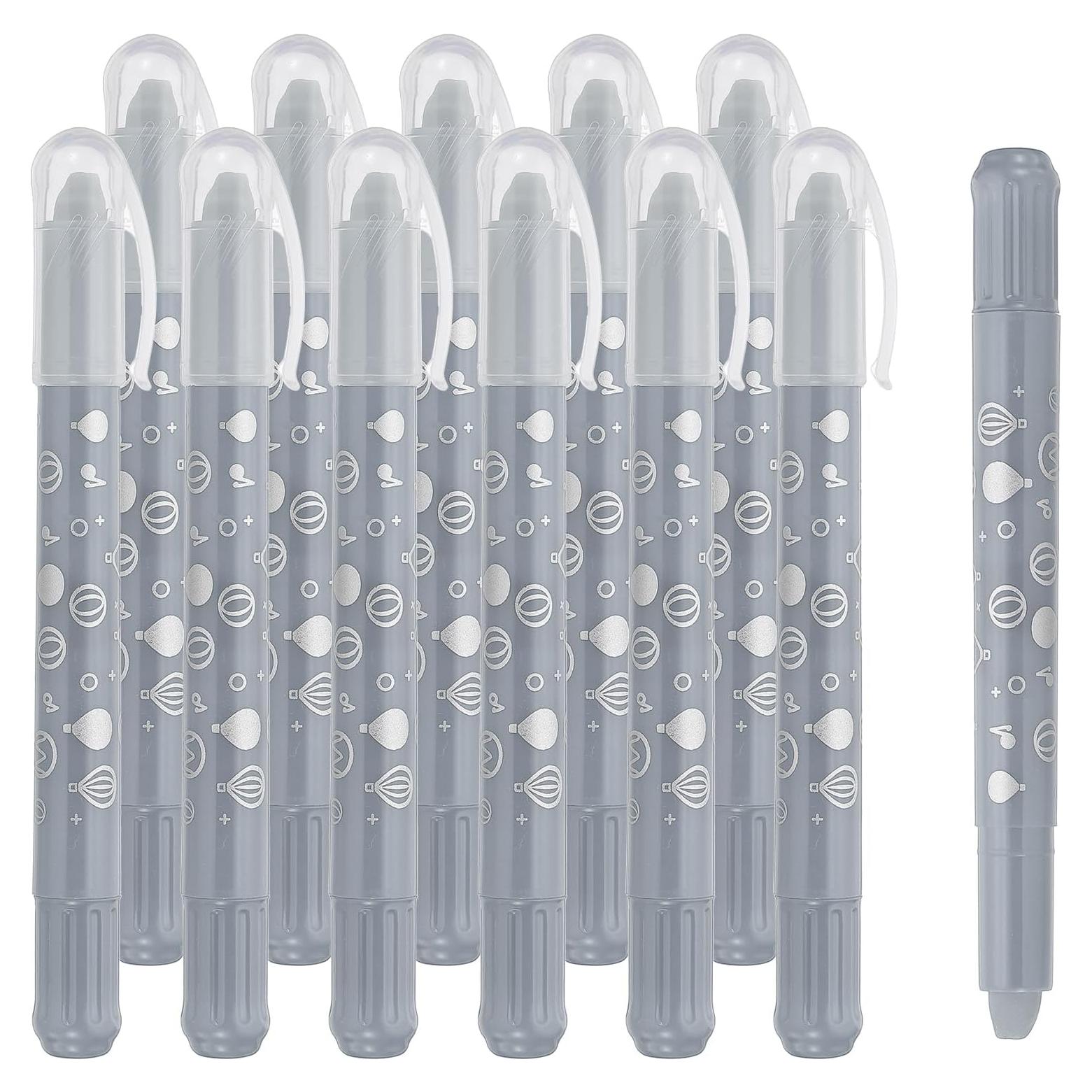 Crayones Acuarelables PATIKIL 12 Pcs Gris Lavables
