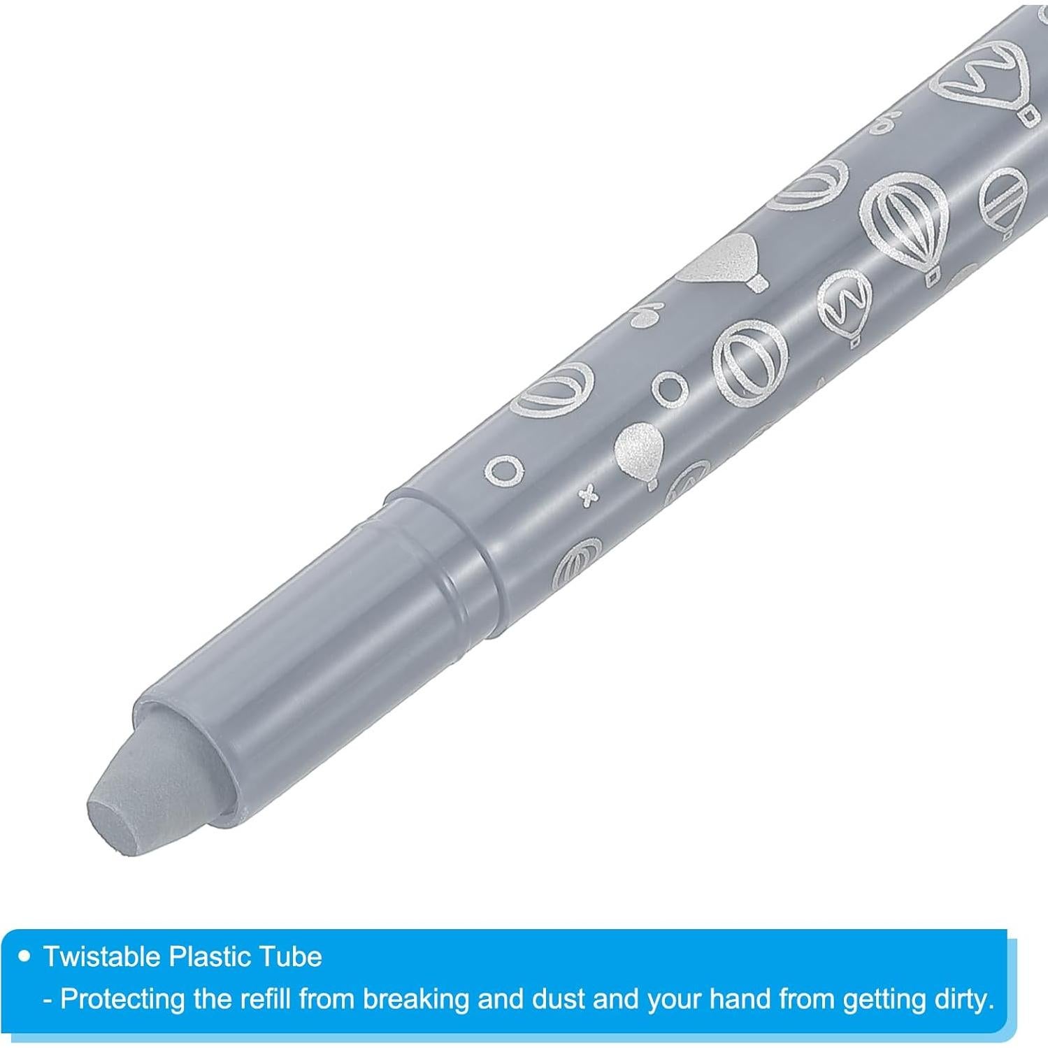 Crayones Acuarelables PATIKIL 12 Pcs Gris Lavables