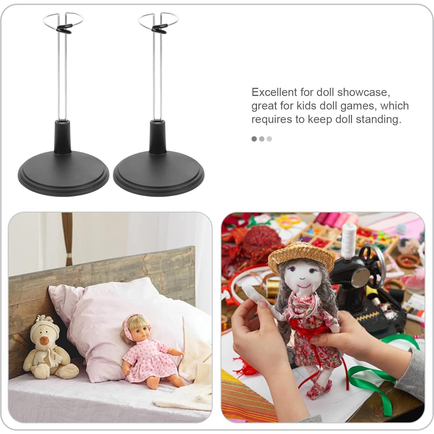 Soporte de Muñeca Ajustable Toddmomy 4 Pcs Negro PVC Hierro