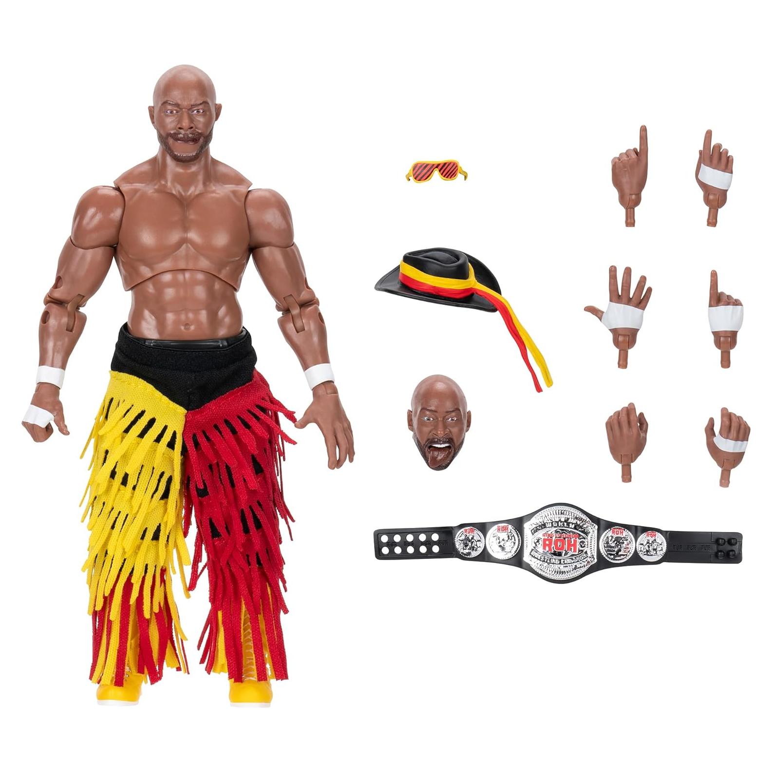Figura de Acción AEW Black Machismo Jay Lethal Exclusiva