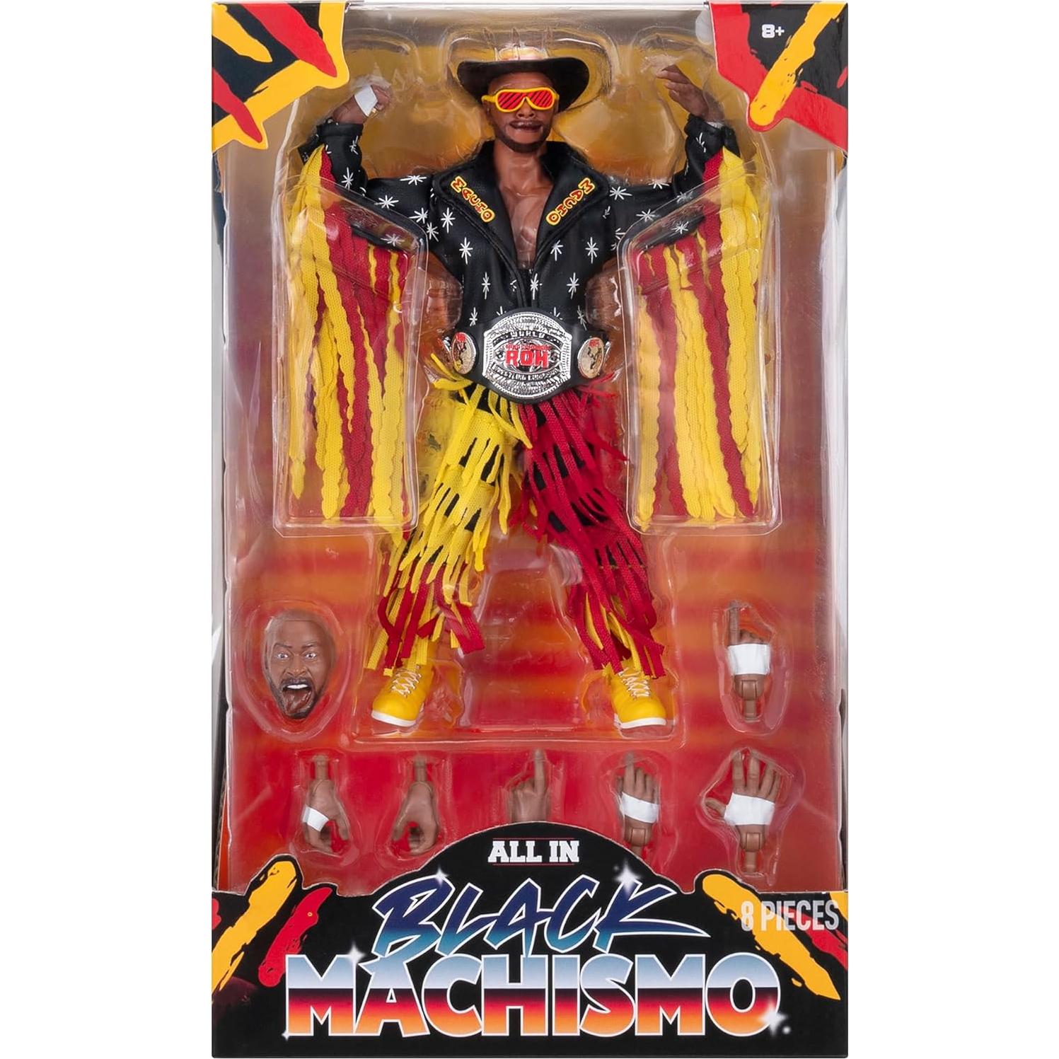 Figura de Acción AEW Black Machismo Jay Lethal Exclusiva