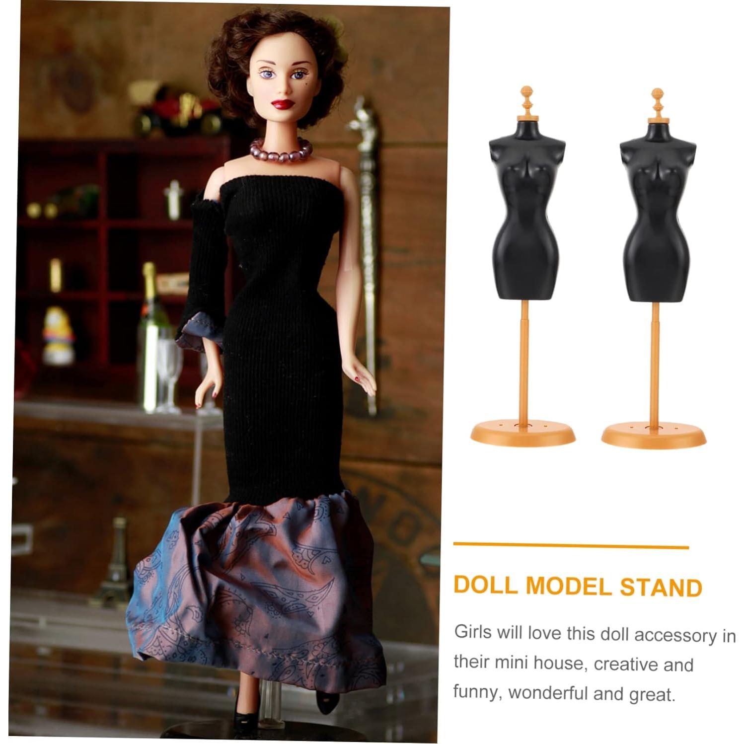 Soporte de Muñeca Artibetter 10 Pcs Plástico Negro y Dorado