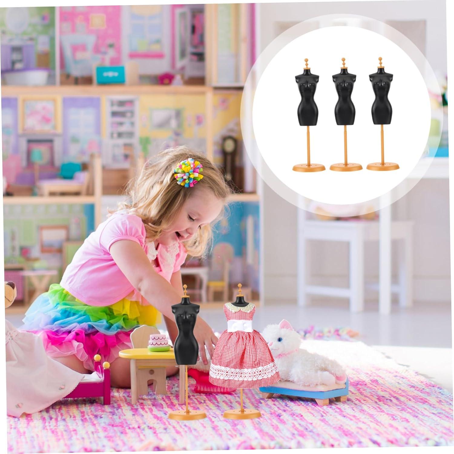 Soporte de Muñeca Artibetter 10 Pcs Plástico Negro y Dorado