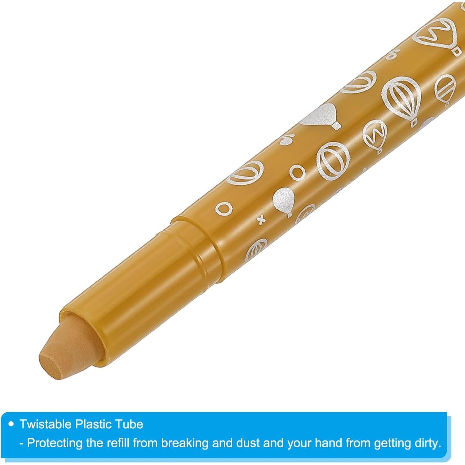 Crayones Acuarelables PATIKIL 12 Piezas Amarillo Oscuro