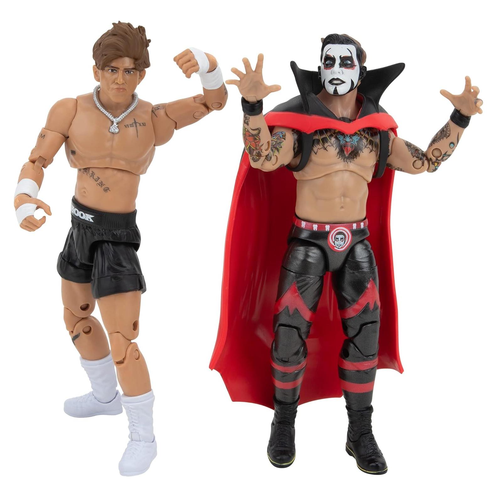 Figuras de acción AEW Unrivaled Hook y Danhausen - 15.24 cm