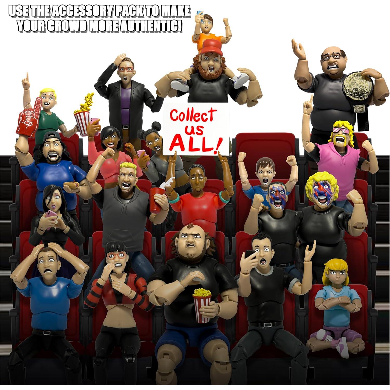 Paquete de Accesorios para Fans de Lucha Libre Figures Toy