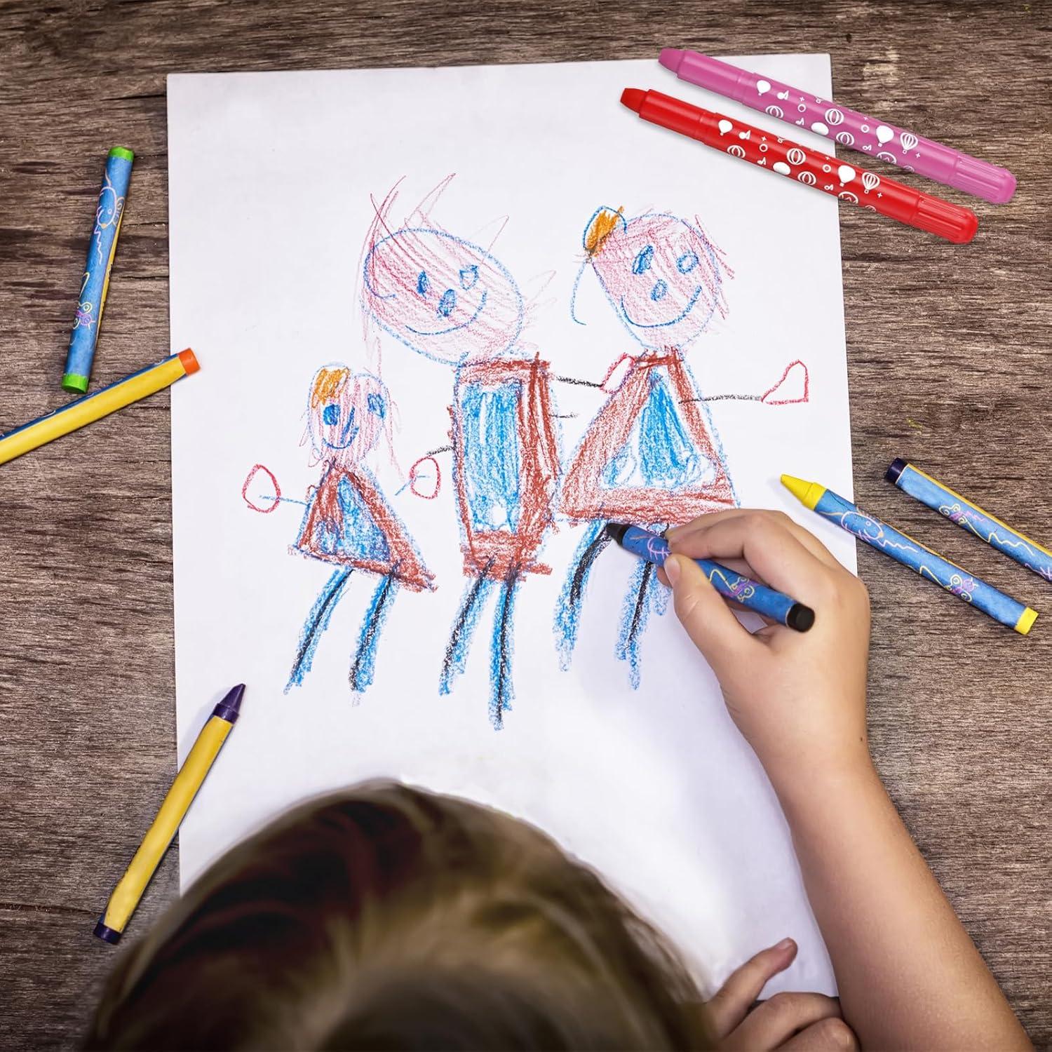 Crayones Acuarelables PATIKIL 12 Piezas Beige