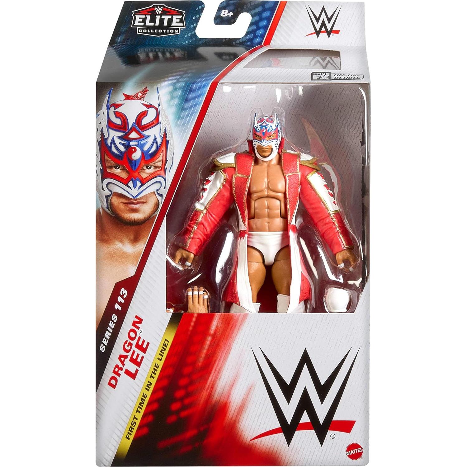 Figura de Acción Elite Mattel WWE Dragon Lee 15.24 cm