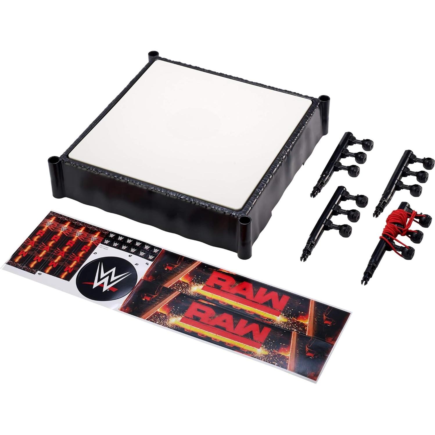 Anillo WWE Raw Mattel 35.56 cm Pro-Tension para Batallas