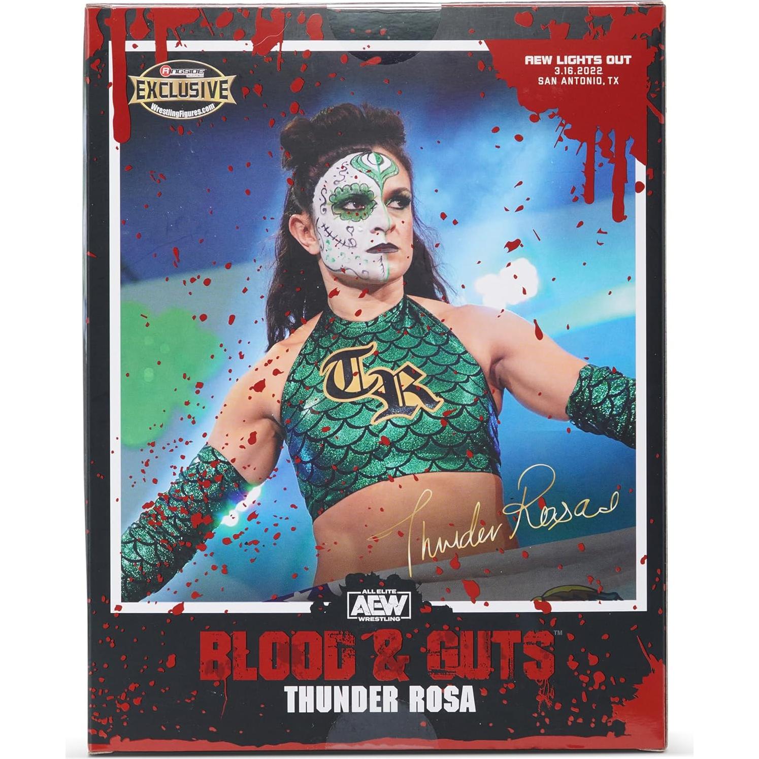 Figura de Acción Thunder Rosa AEW Lights Out Jazwares