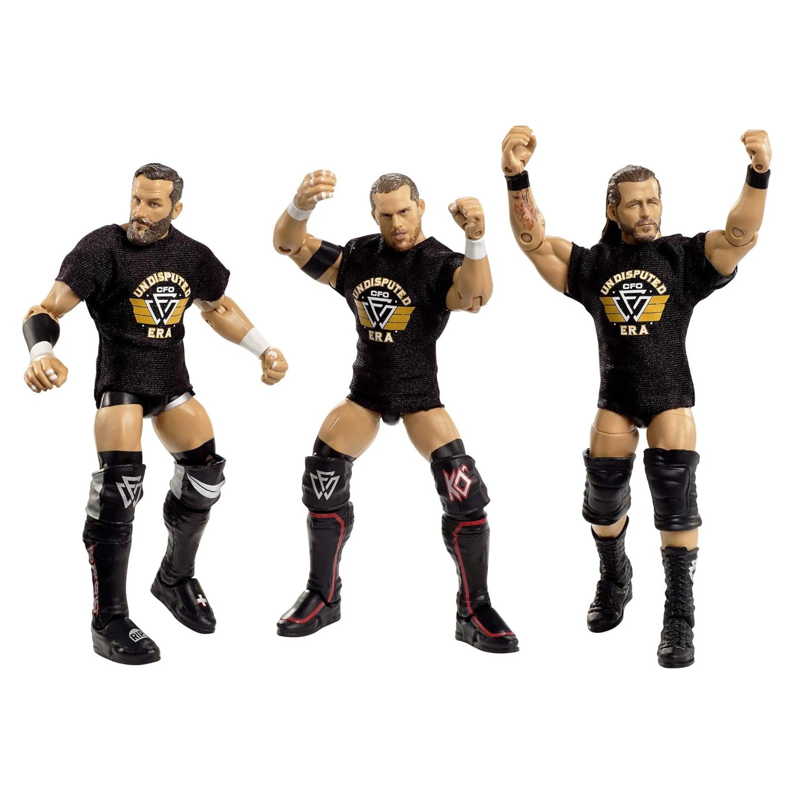 Paquete de 3 Figuras de Acción WWE Elite Era Indiscutible