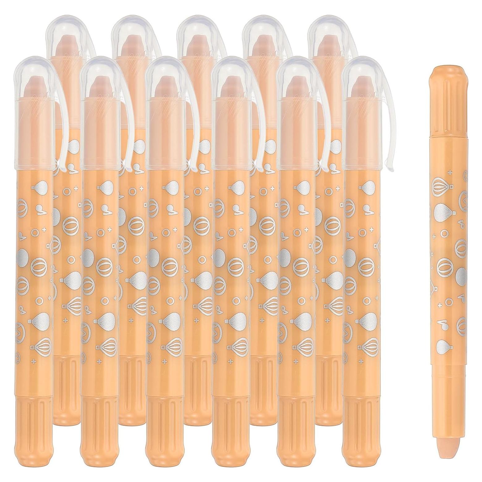 Crayones Acuarelables PATIKIL 12 Piezas Beige Lavables