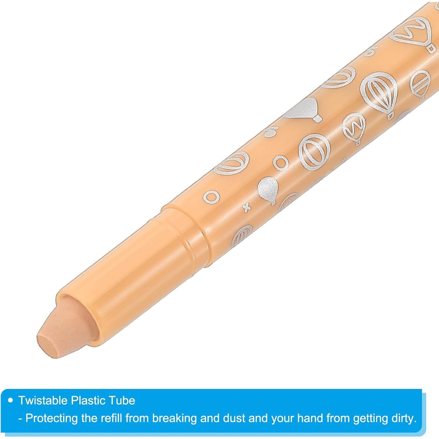 Crayones Acuarelables PATIKIL 12 Piezas Beige Lavables