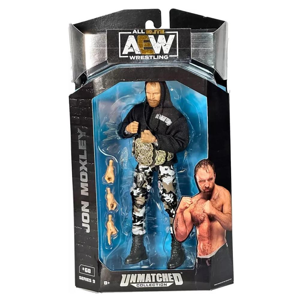 Figura de Acción Jon Moxley AEW Serie Inigualable 9 Jazwares