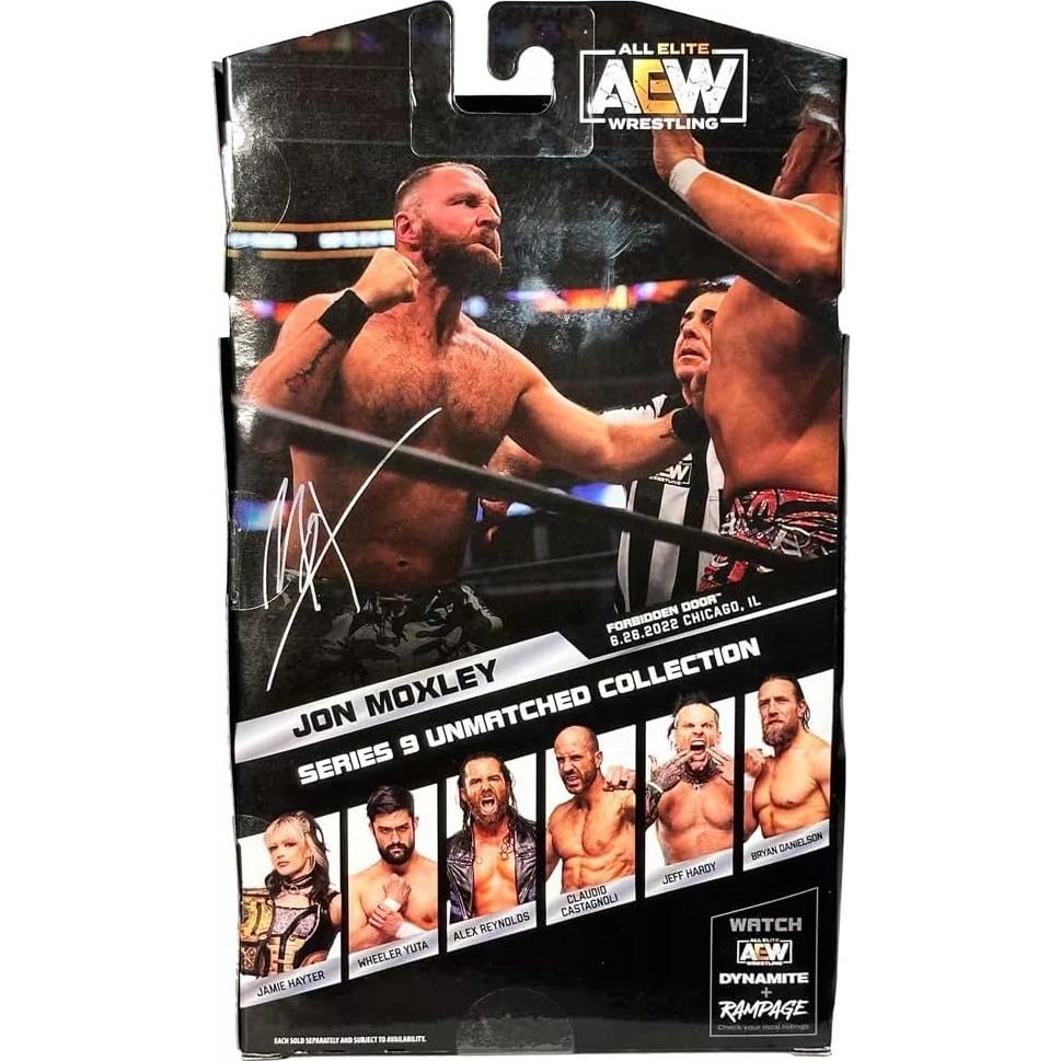 Figura de Acción Jon Moxley AEW Serie Inigualable 9 Jazwares