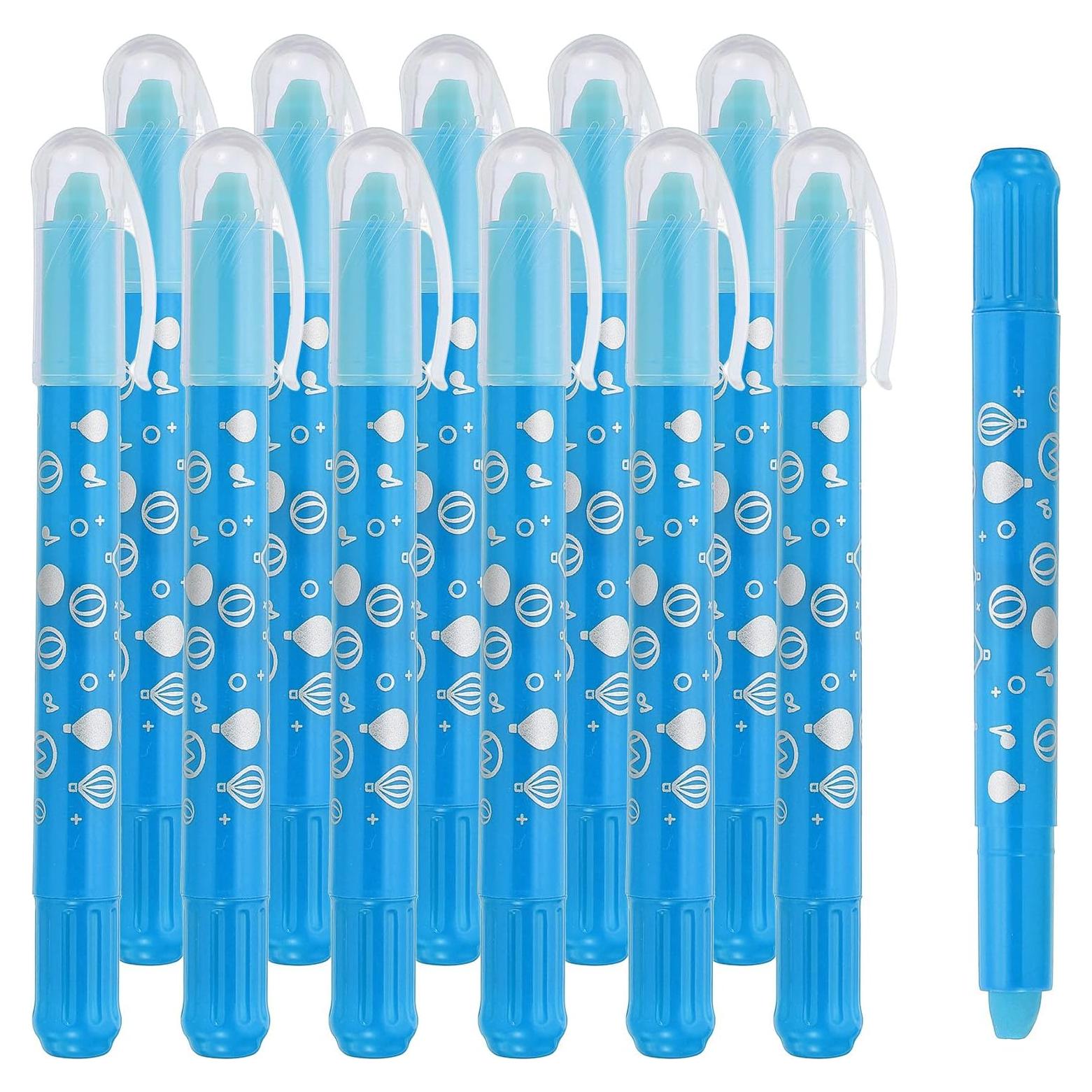 Crayones Acuarelables PATIKIL 12 Piezas Azul Cielo