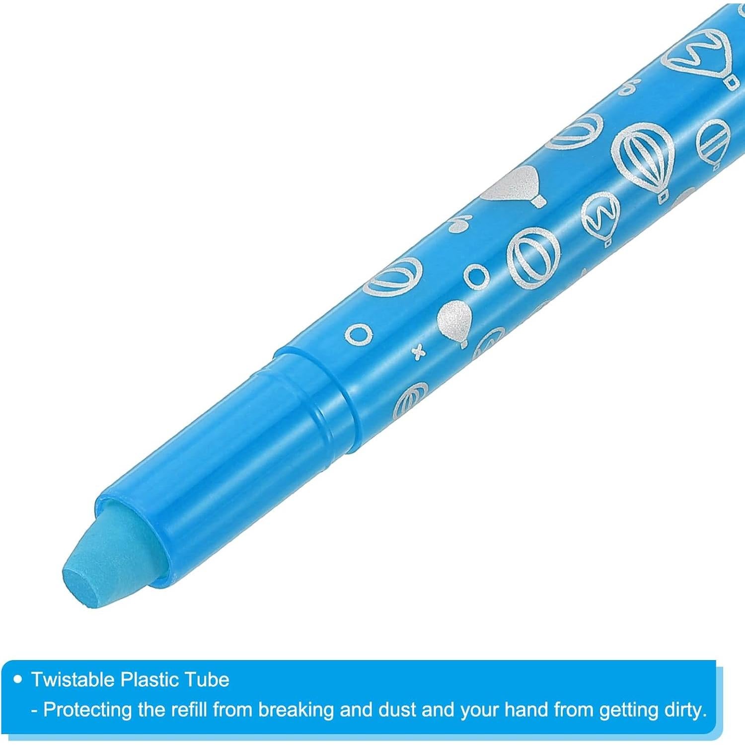 Crayones Acuarelables PATIKIL 12 Piezas Azul Cielo