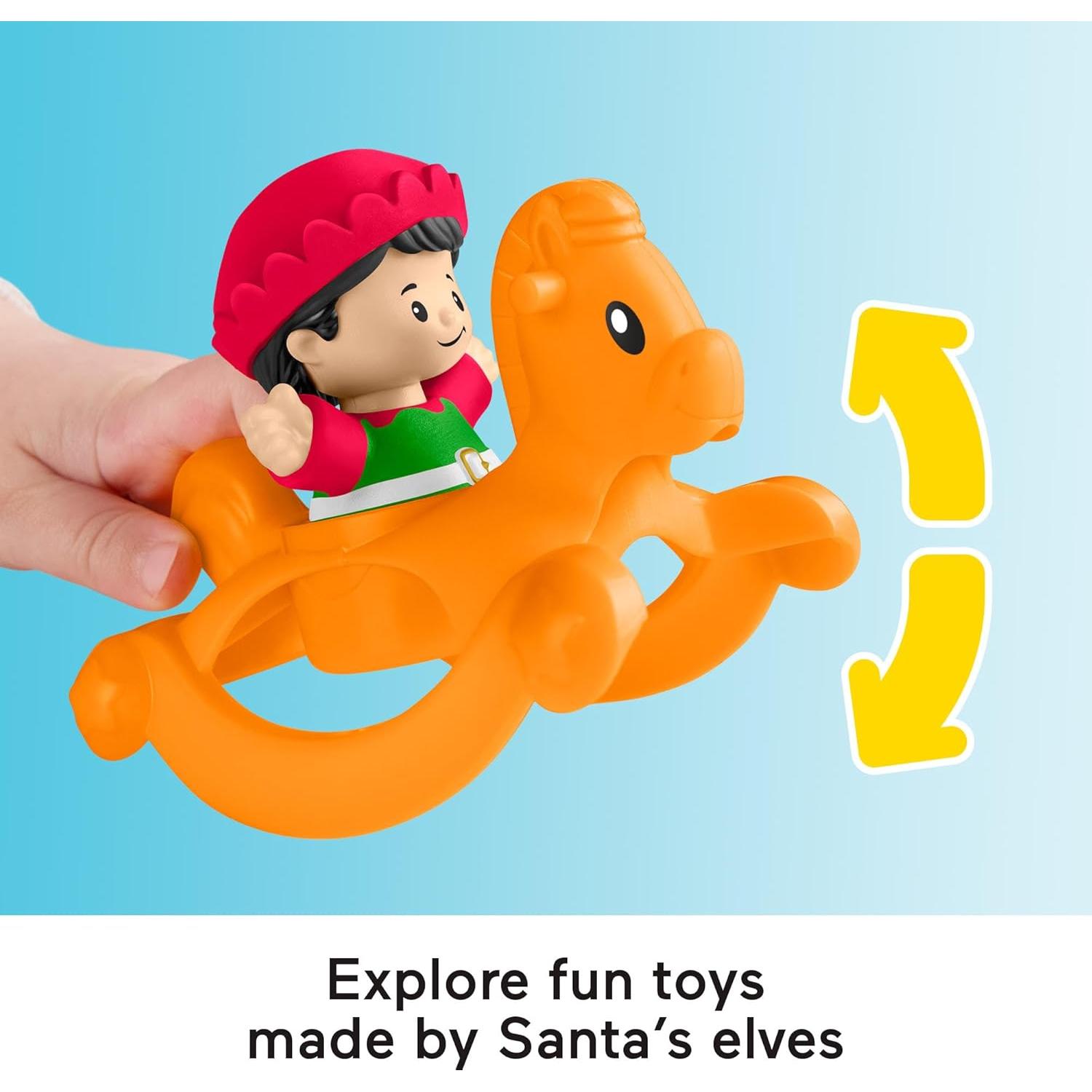 Set de Juguete Navideño Fisher-Price Little People con Santa