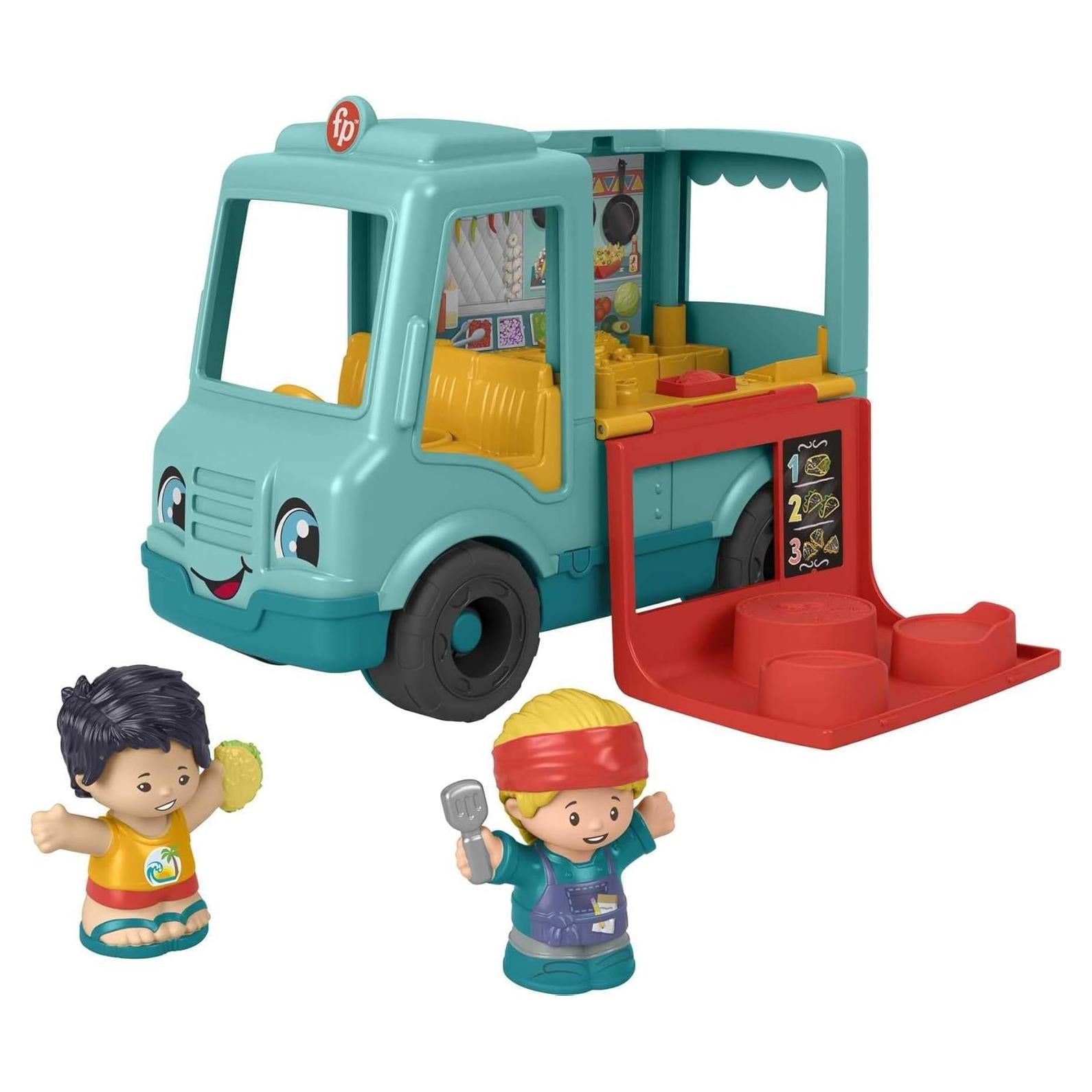 Camión de Comida Musical Fisher-Price con 2 Figuras 1+ Años