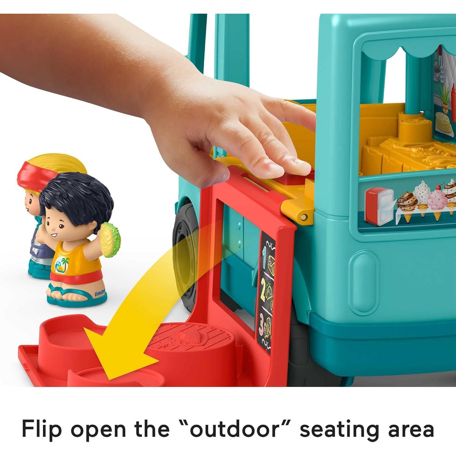 Camión de Comida Musical Fisher-Price con 2 Figuras 1+ Años