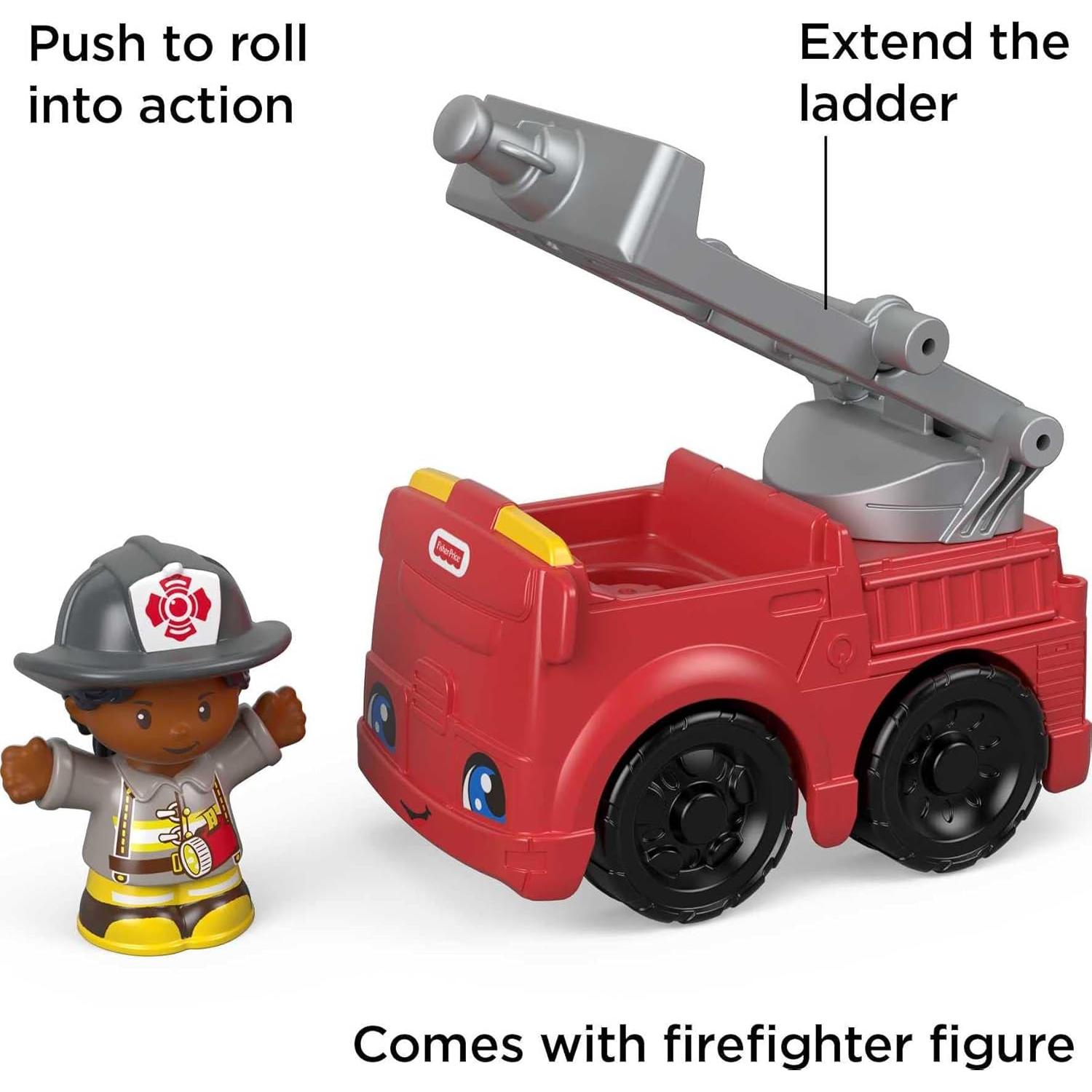 Camión de Bomberos Fisher-Price Little People con Figura