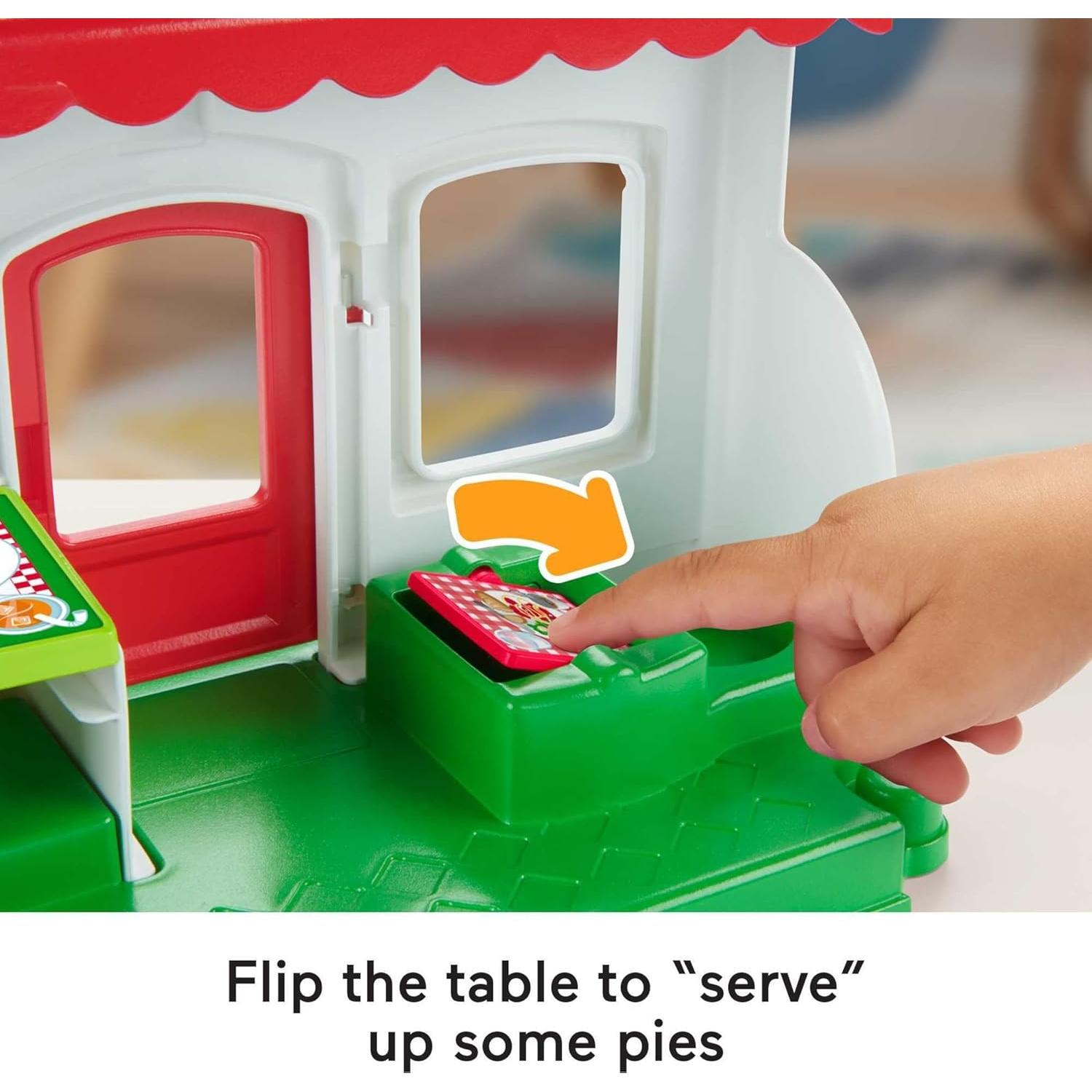 Juego de Pizzería Little People Fisher-Price HBR79 con Figuras