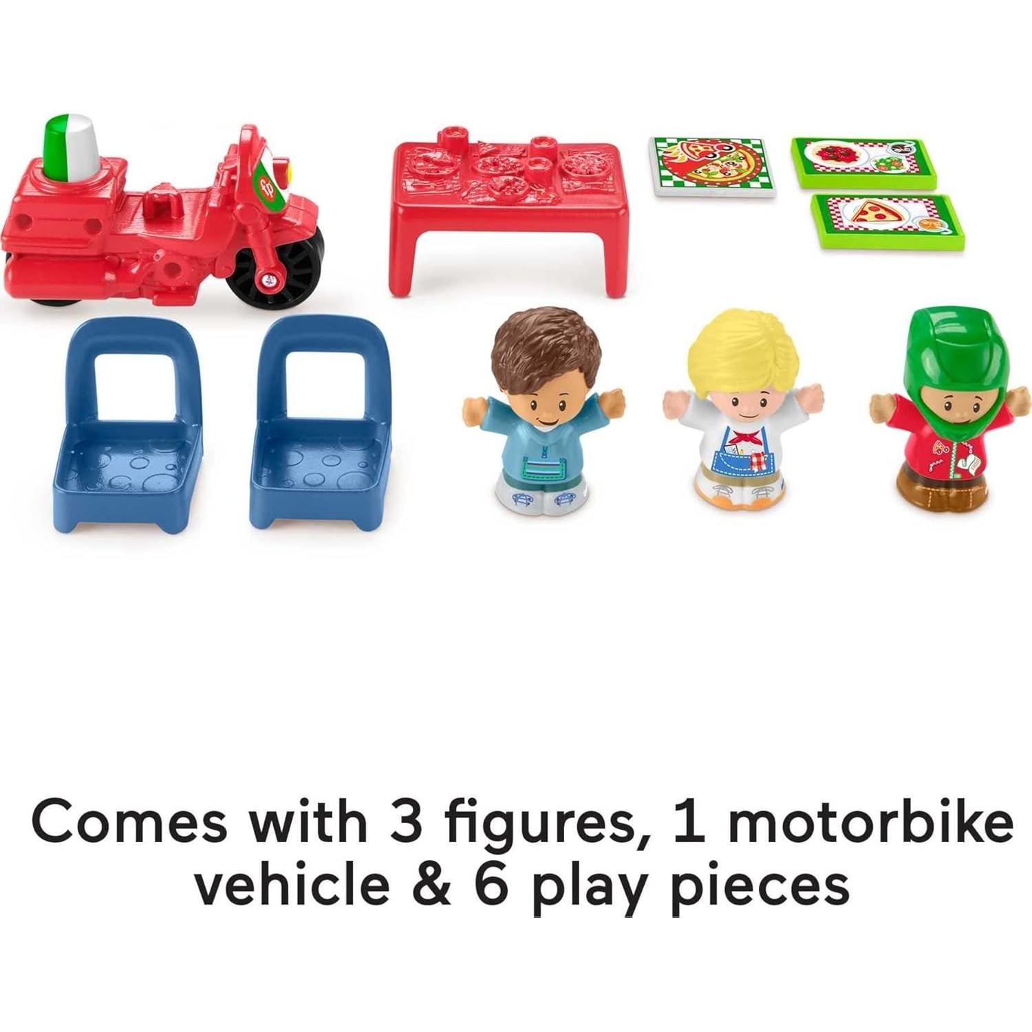 Juego de Pizzería Little People Fisher-Price HBR79 con Figuras