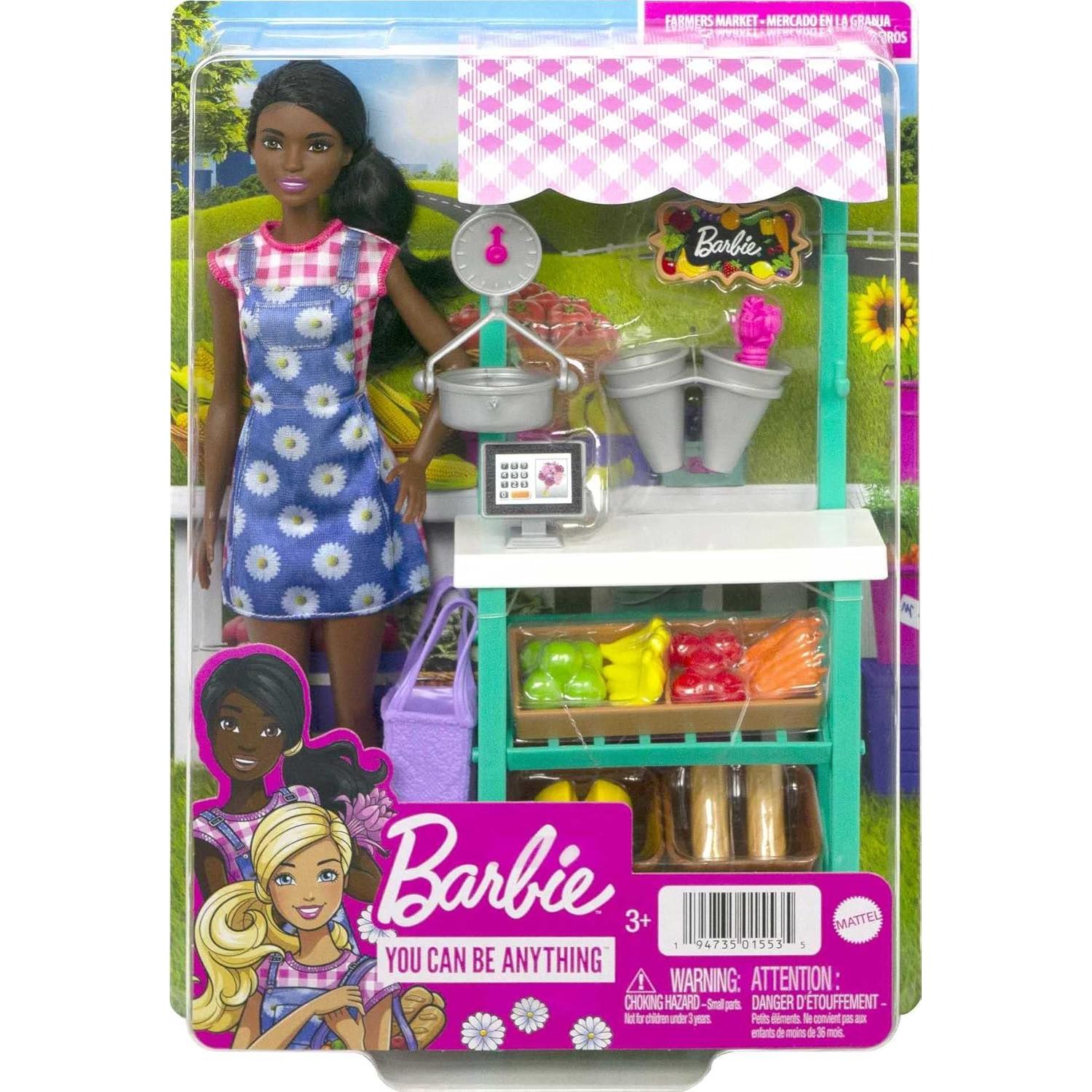 Muñeca Barbie Mercado de Agricultores con Accesorios