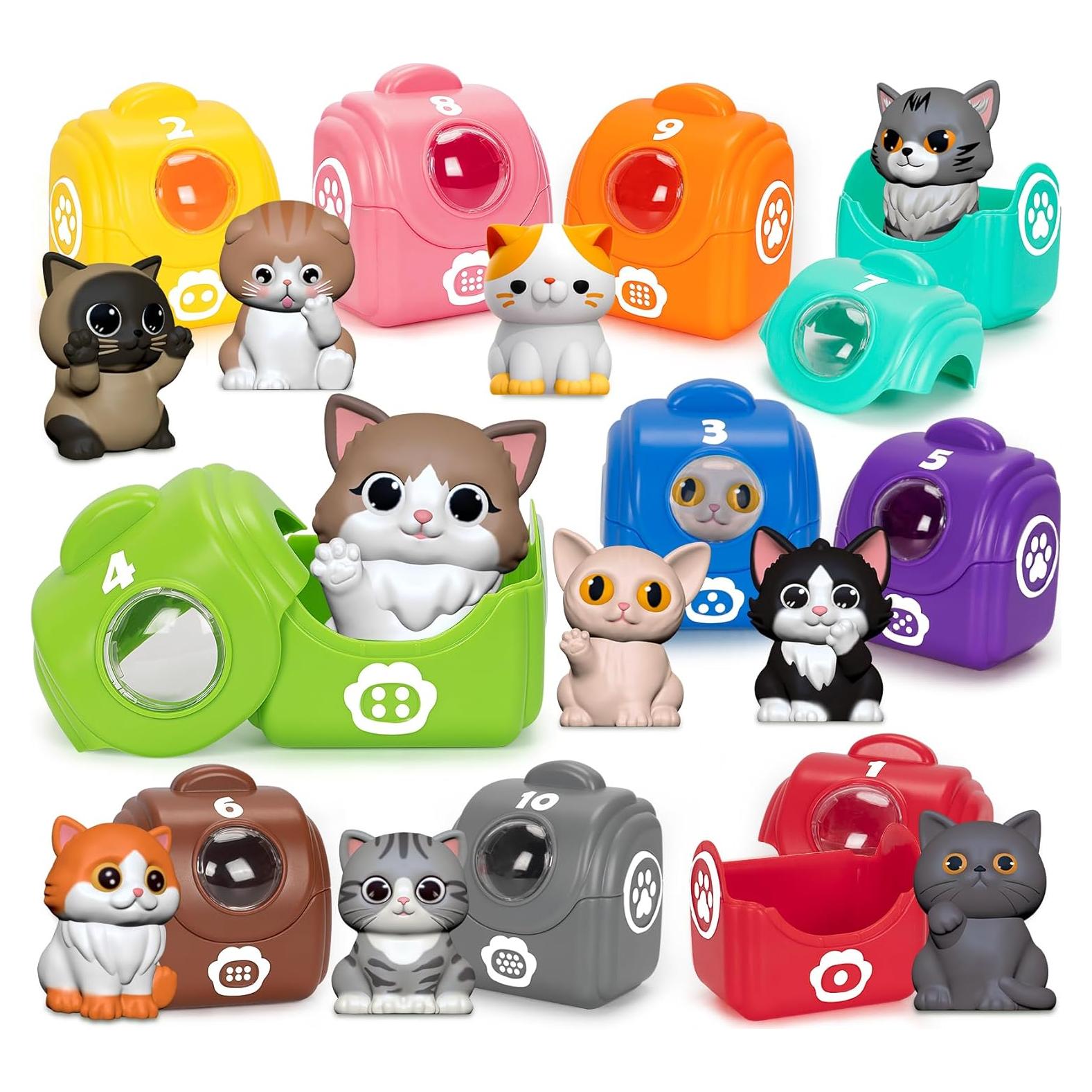 Juguete de Aprendizaje Aigybobo Gatito 20 Pcs para Niños 1-3 Años