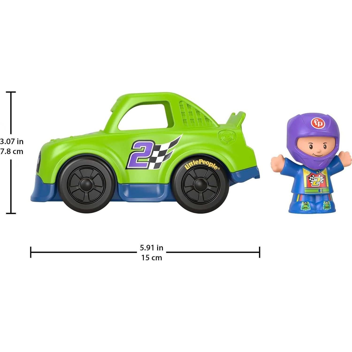 Coche de Carreras Fisher-Price Little People para Niños 1-5 Años