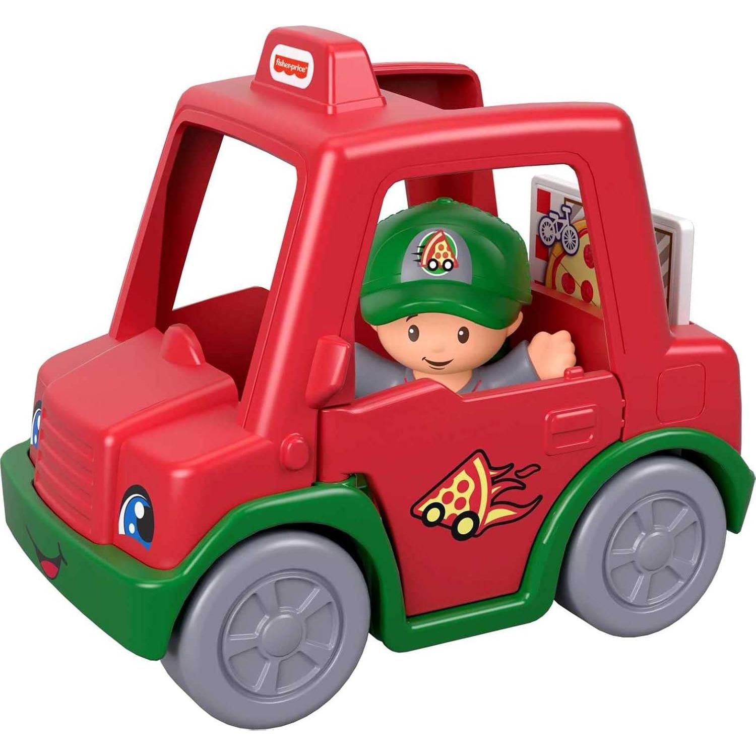 Fisher-Price Coche de Entrega de Pizza Little People