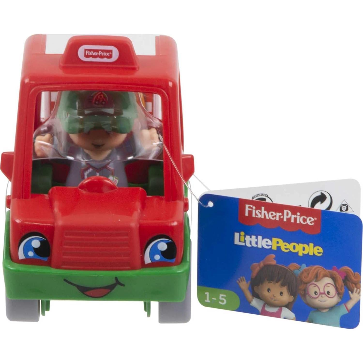 Fisher-Price Coche de Entrega de Pizza Little People