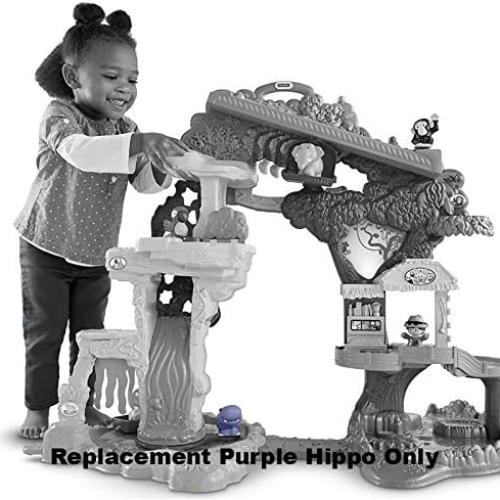 Repuesto Fisher-Price Hipopótamo Morado FHF35 para Juego Safari
