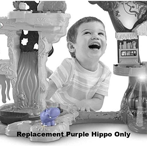 Repuesto Fisher-Price Hipopótamo Morado FHF35 para Juego Safari