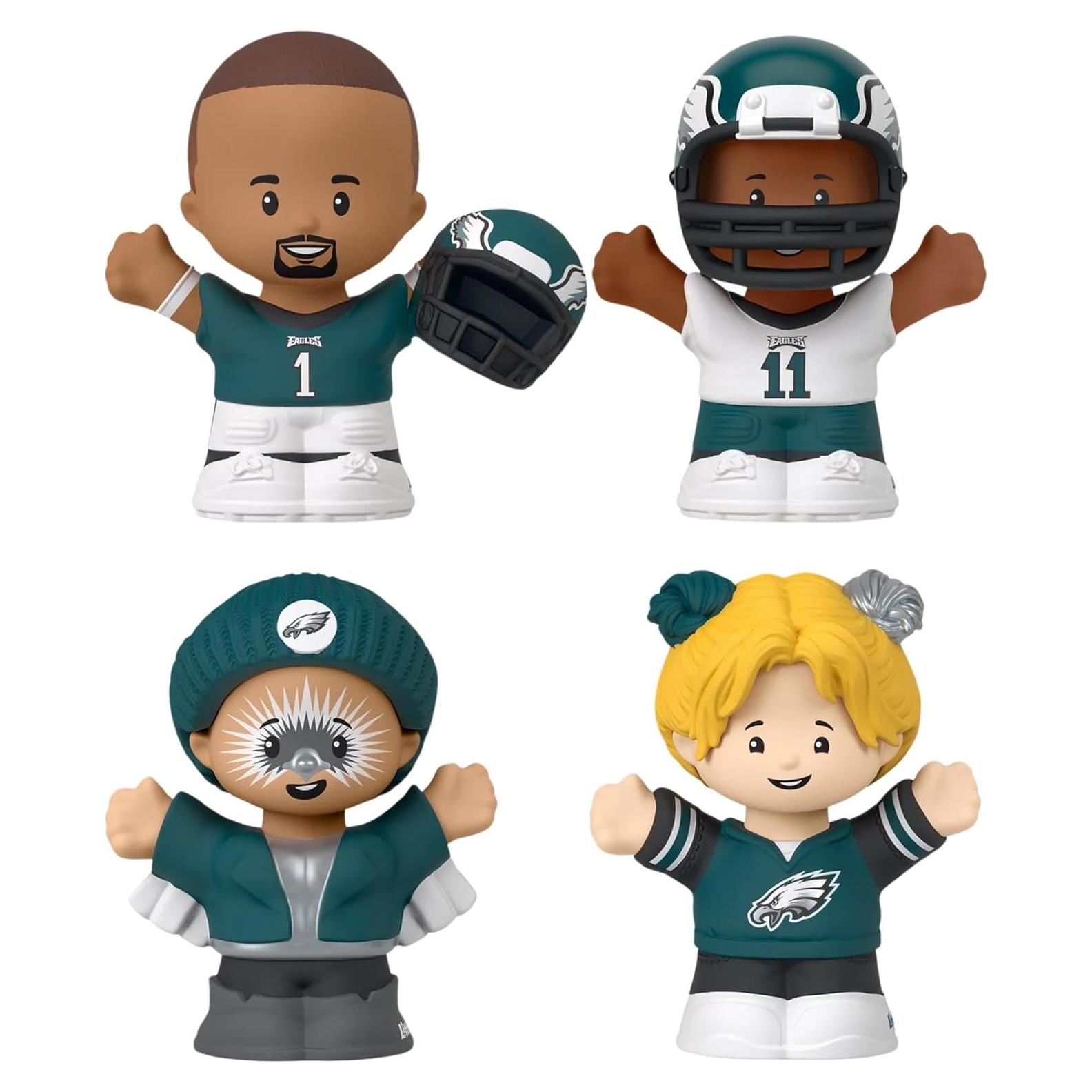 Conjunto de Figuras Coleccionables Little People NFL Eagles