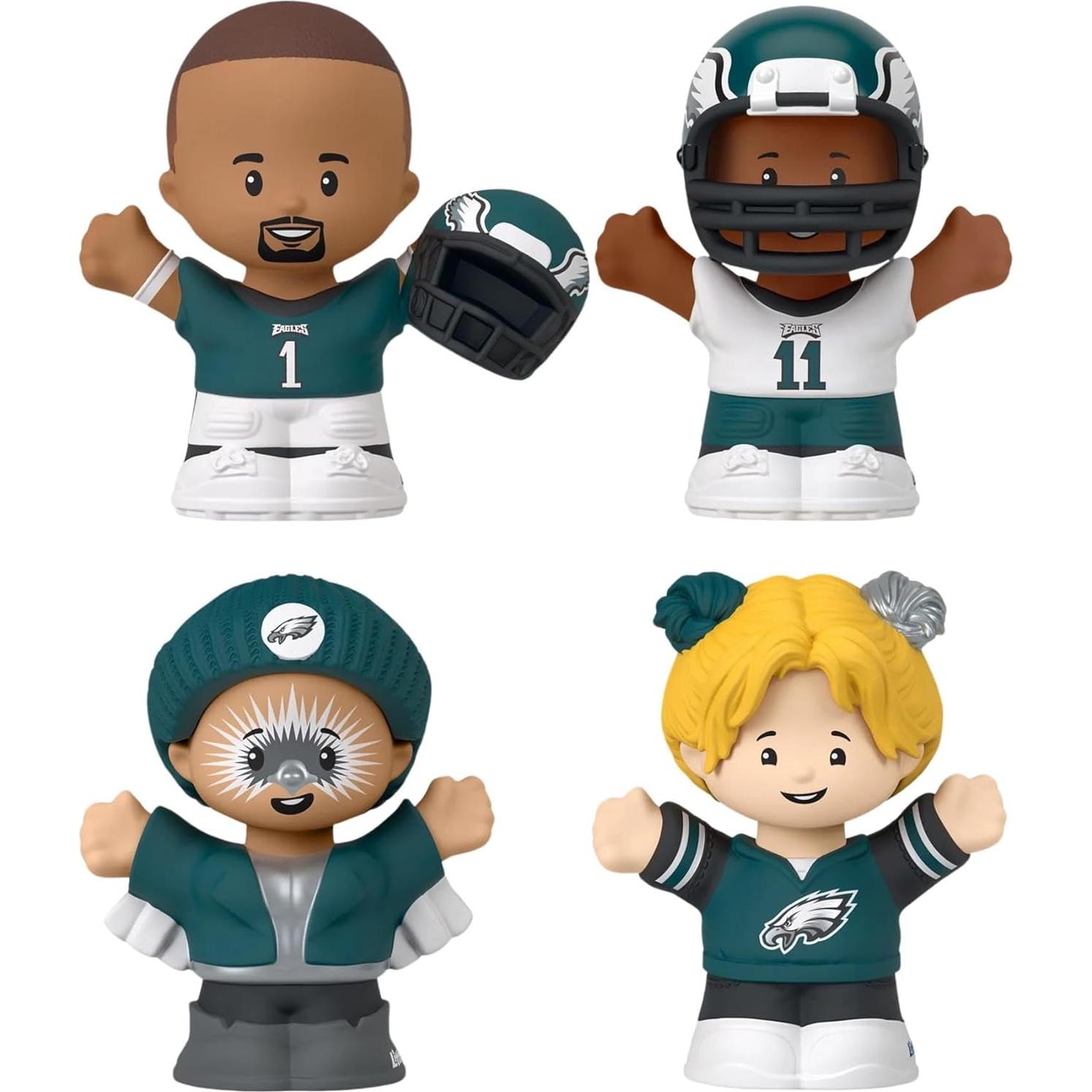 Conjunto de Figuras Coleccionables Little People NFL Eagles