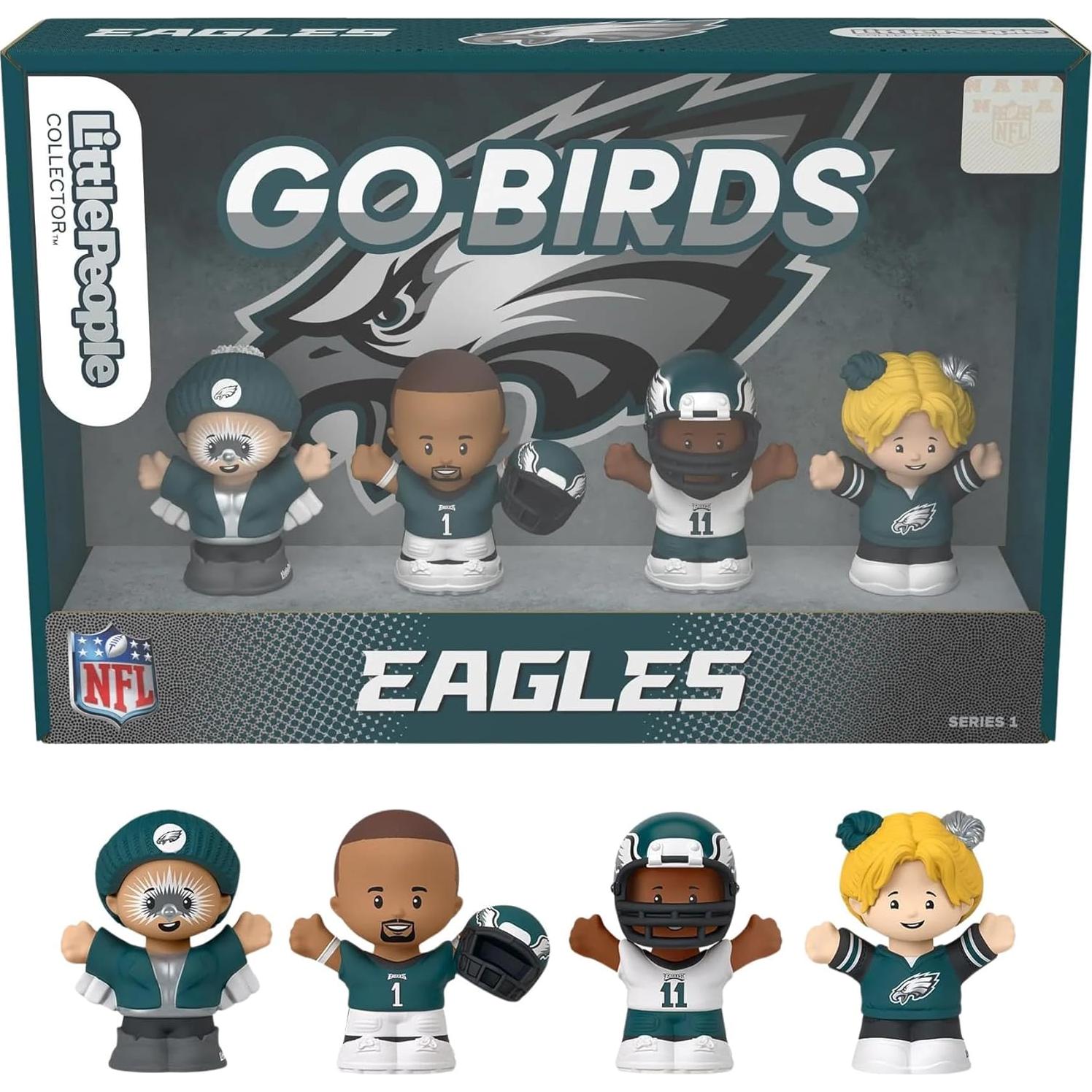Conjunto de Figuras Coleccionables Little People NFL Eagles