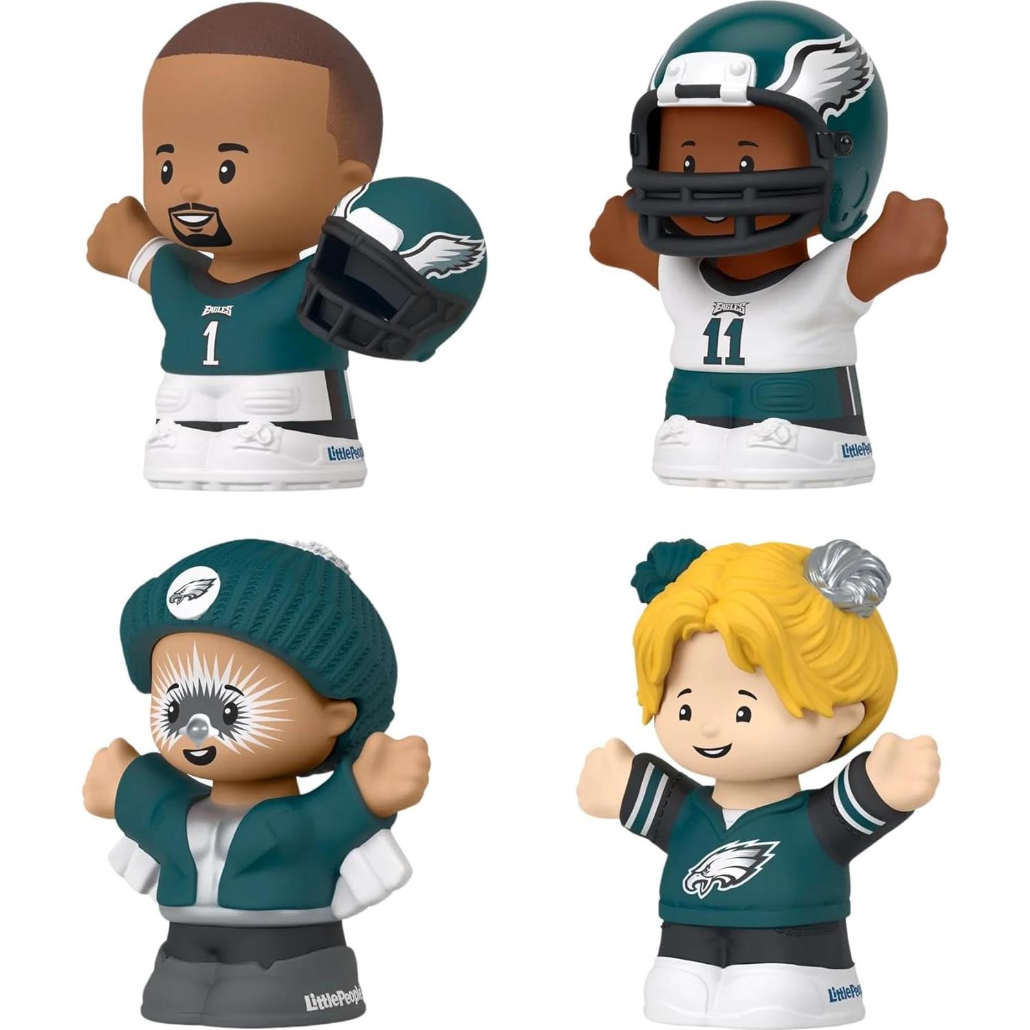 Conjunto de Figuras Coleccionables Little People NFL Eagles