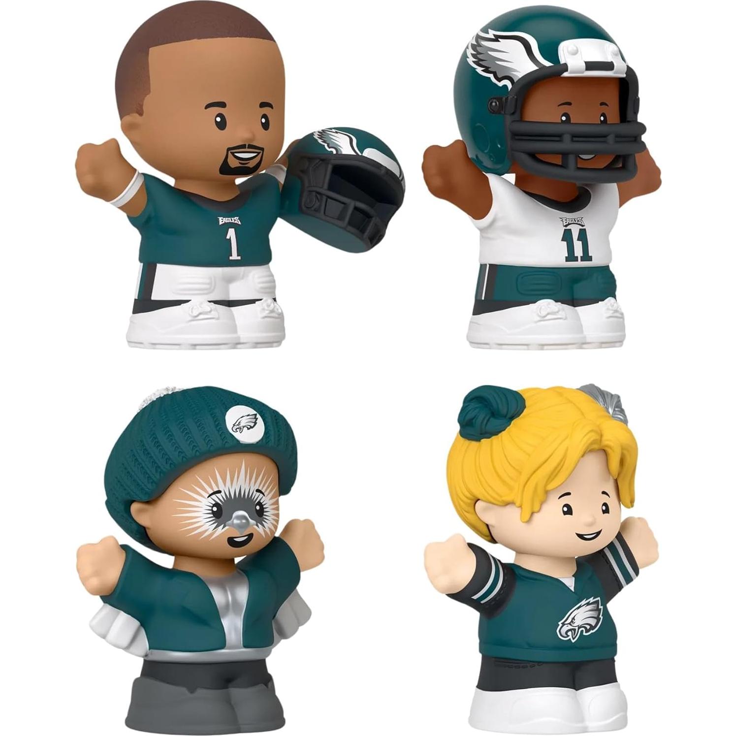 Conjunto de Figuras Coleccionables Little People NFL Eagles