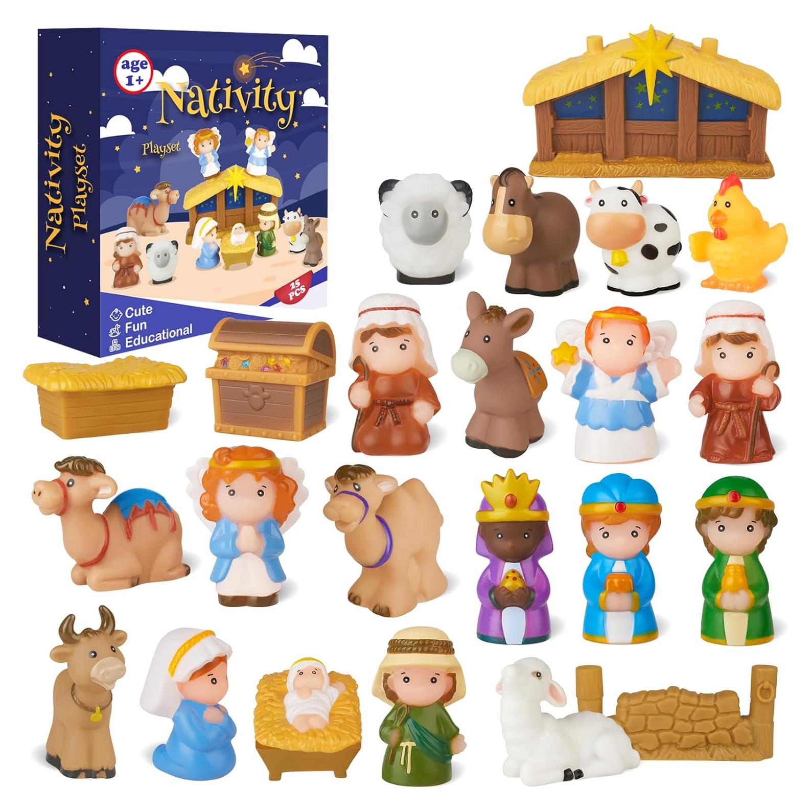 Set de Natividad para Niños HARDWIND 25 Piezas Educativo