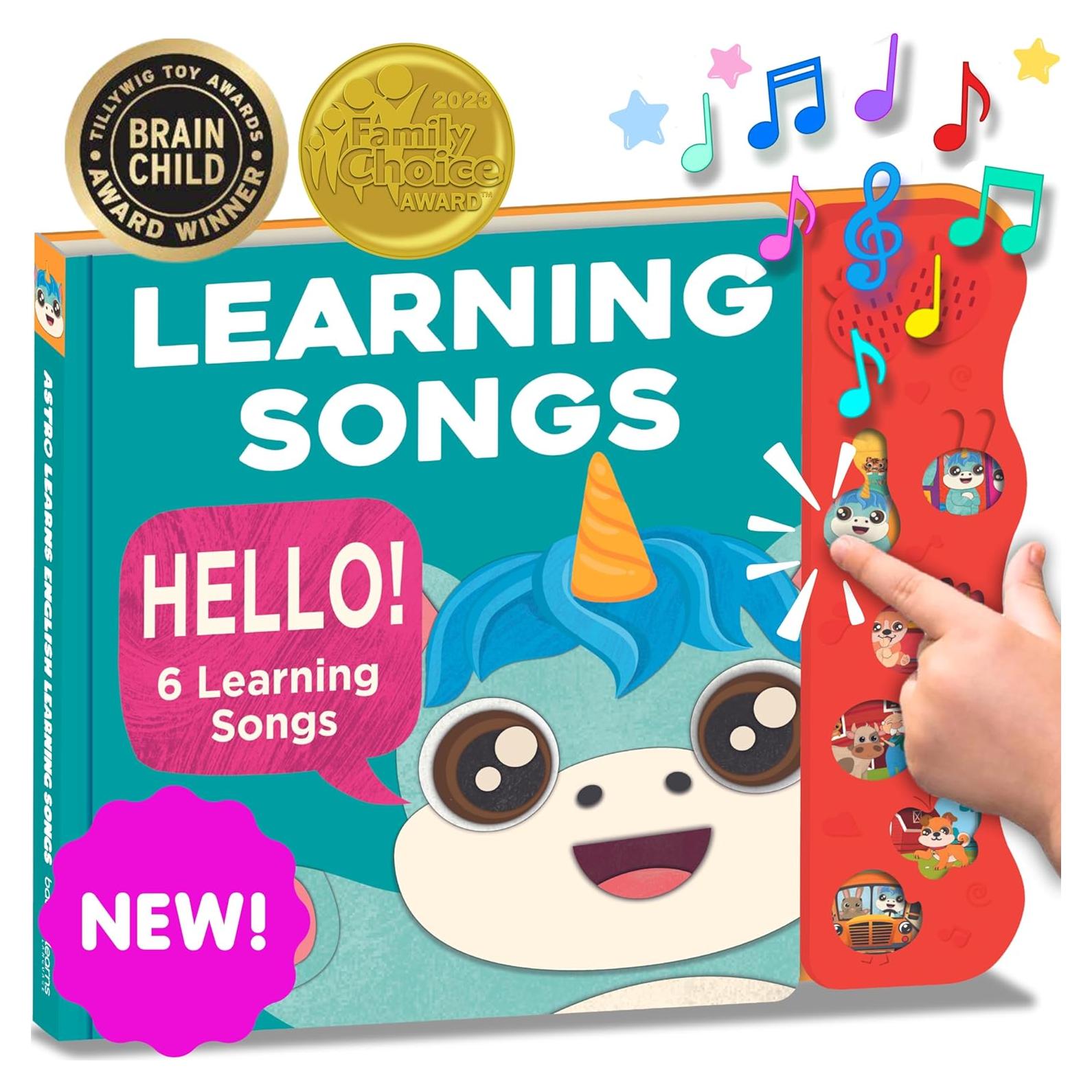 Libro Musical Interactivo Happy Little Bear Cub - Canciones para Niños 1-3 Años