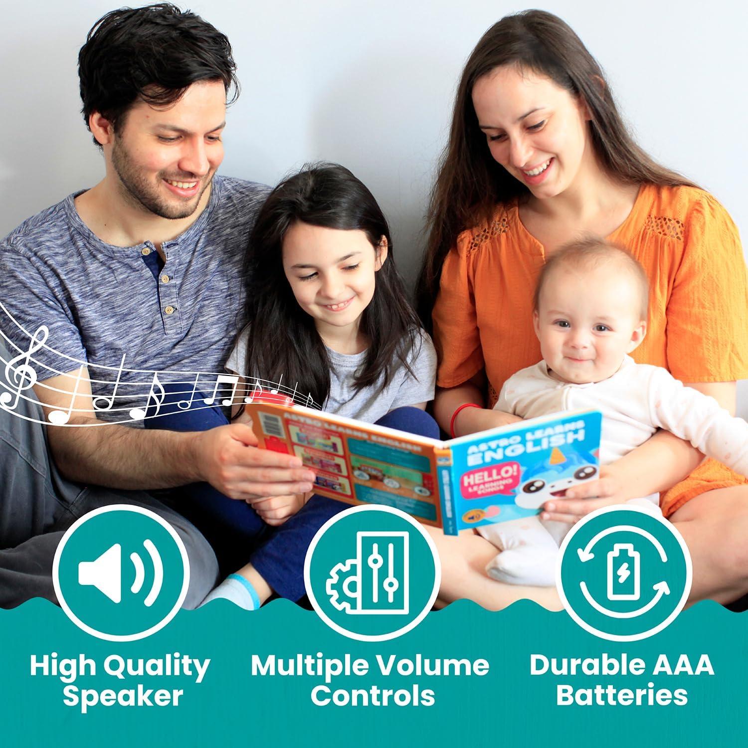 Libro Musical Interactivo Happy Little Bear Cub - Canciones para Niños 1-3 Años