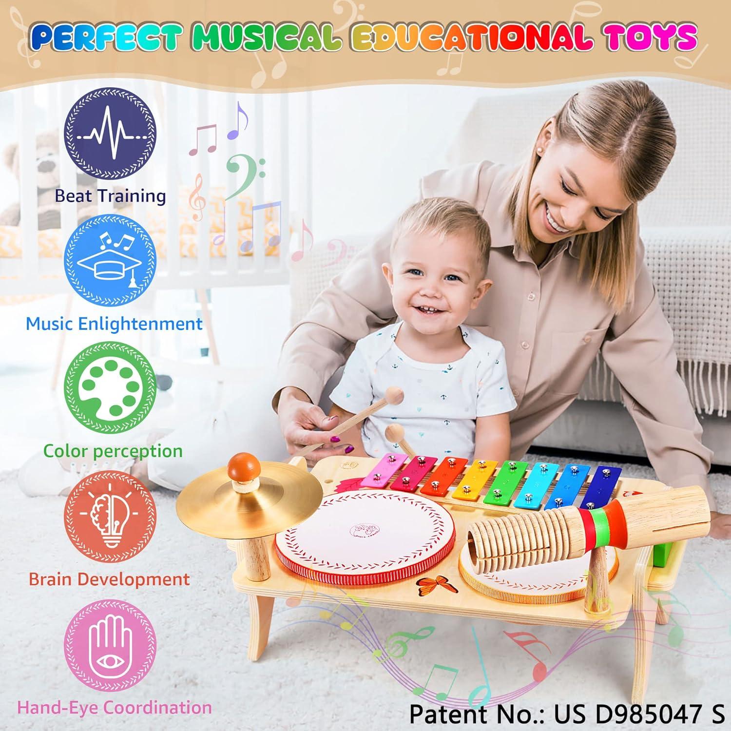 Set de Batería Musical Wingyz 7 en 1 para Niños