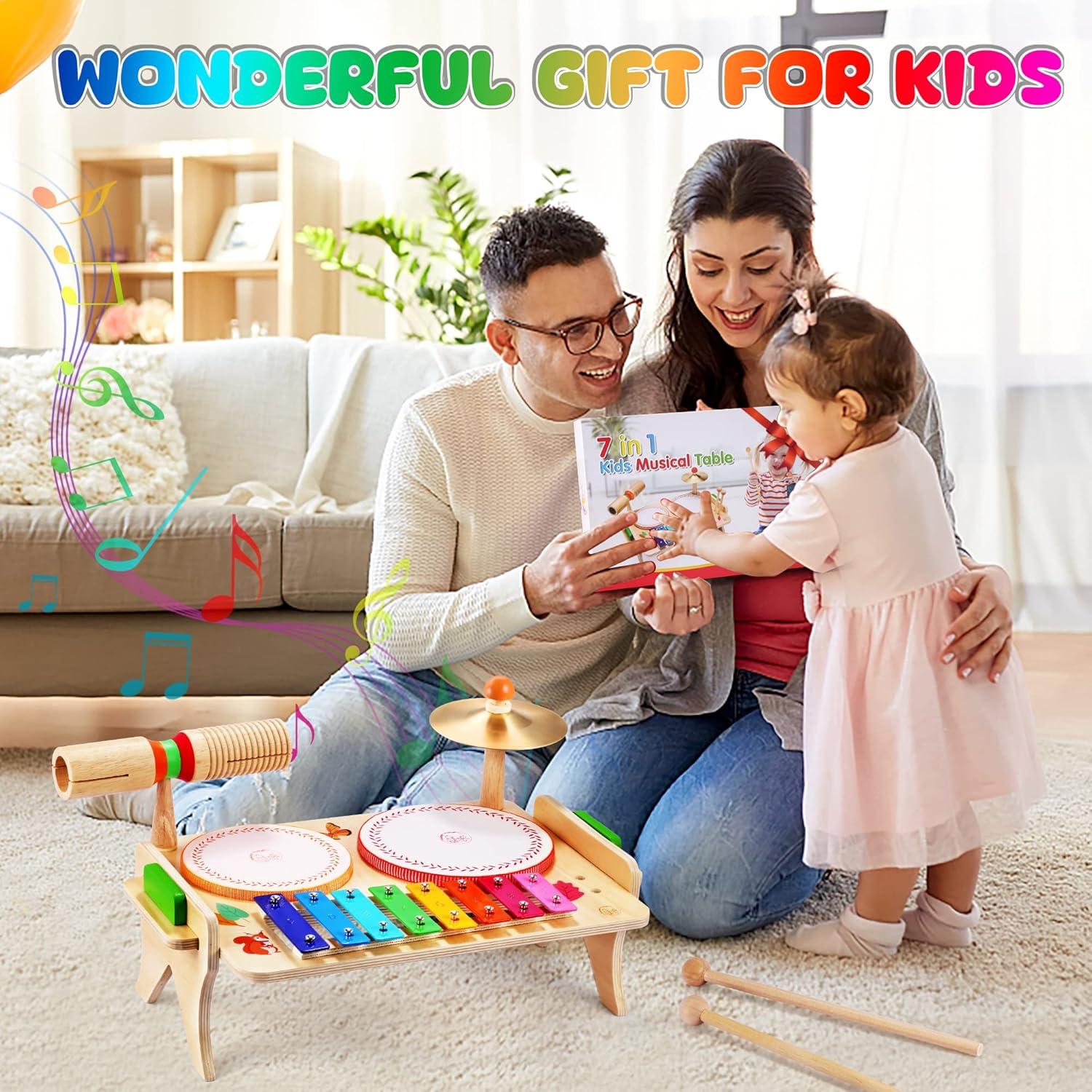 Set de Batería Musical Wingyz 7 en 1 para Niños
