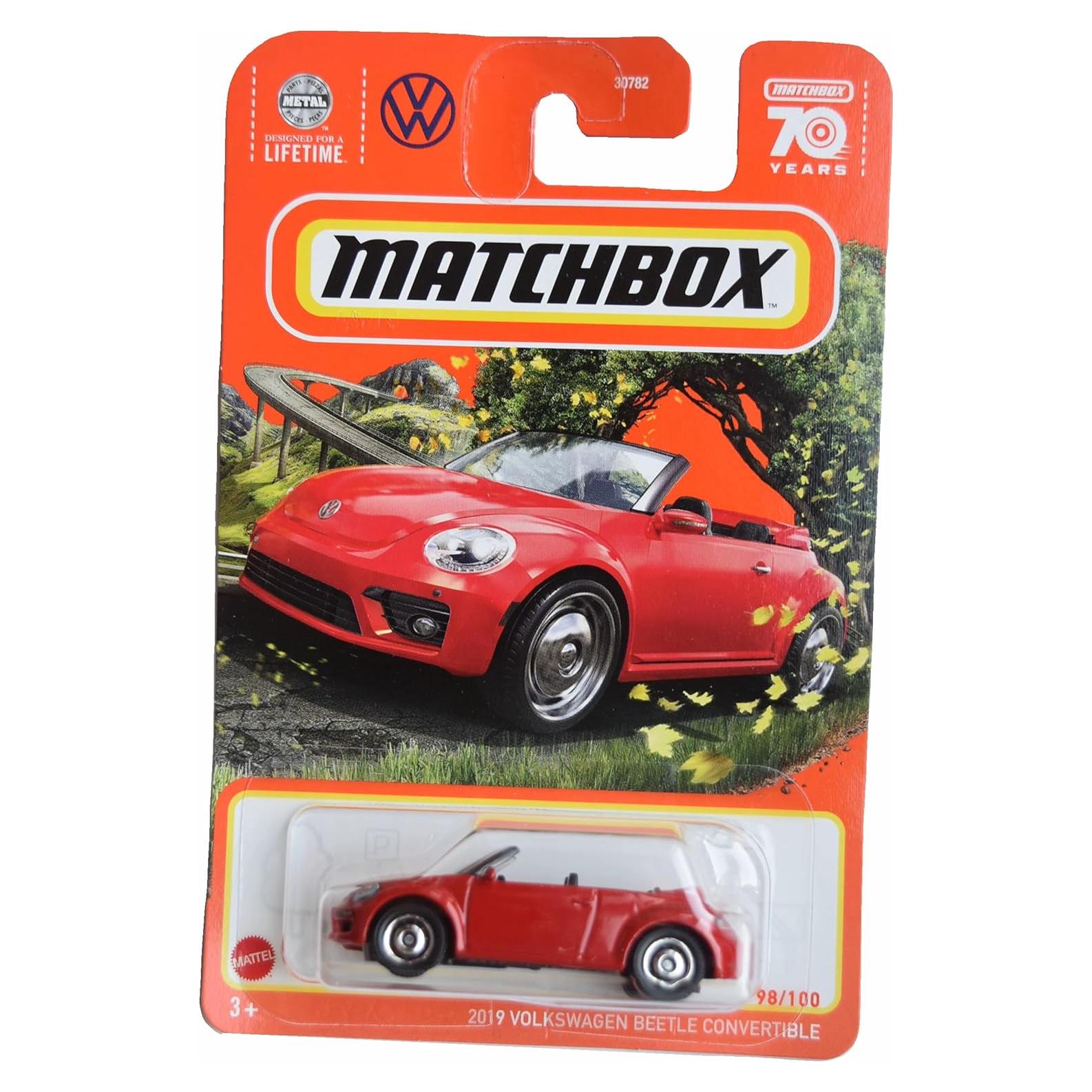 Auto a Escala Matchbox Volkswagen Beetle Convertible 2019